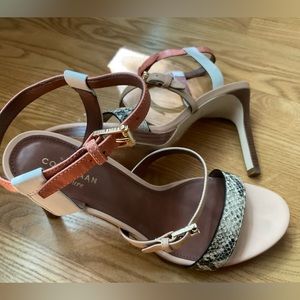 Cole Han Ayana Roccia Snake Print Strappy Sandal